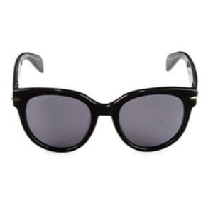 Rag & Bone 54MM Black Sunglasses With Case NWT